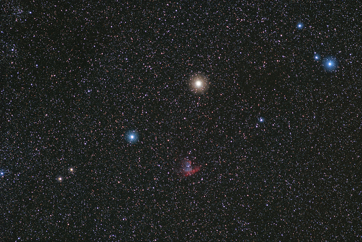pacman nebula in cassiopeia DSLR