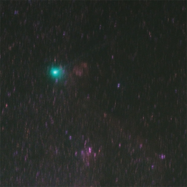 Comet Jacques 2014 stacked to comet