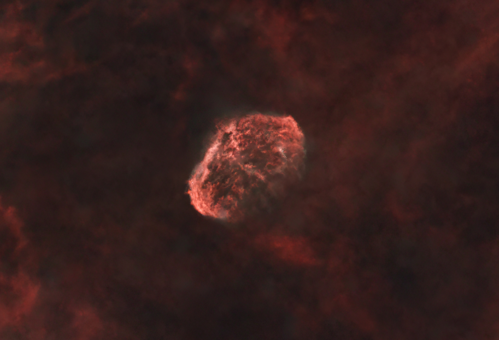 The Crescent Nebula with dual narrowband 585c and Redcat 51