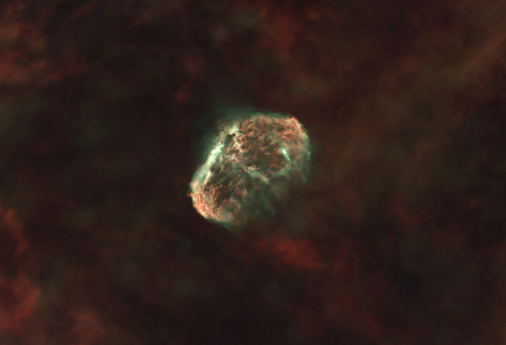 The Crescent Nebula with Optolong L-eNhance and Oxygen filter, 585c camera and Redcat 51